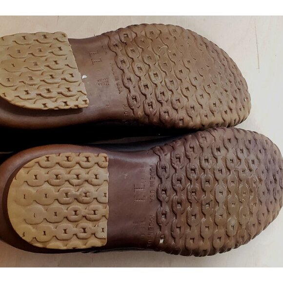 Vintage LL Bean Duck Boots Maine Hunting Shoe Men Size 11 Rubber Leather 5 Eye - Picture 7 of 11